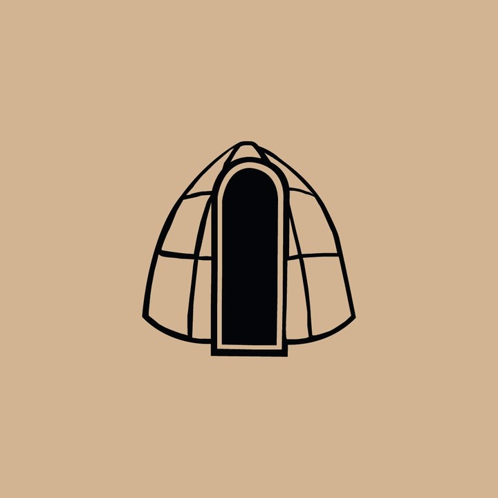 Ilustración de domo geodésico